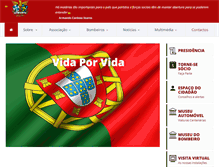Tablet Screenshot of bombeirosdodafundo.com